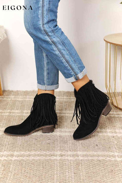 Women's Fringe Cowboy Western Ankle Boots Clothes Legend Ship from USA shoes womens shoes