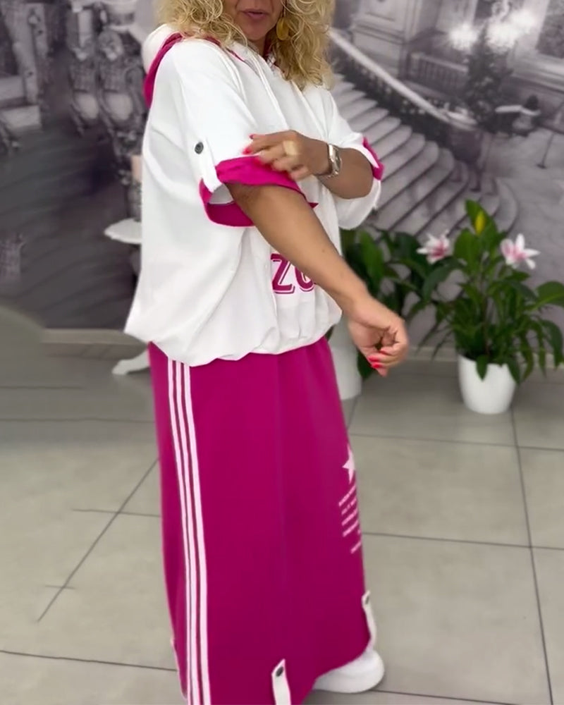 Rockset mit Kapuze und Kordelzug