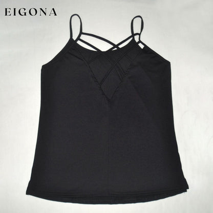 Comfy Casual Stylish Top with Criss-Cross Back Design __stock:50 clothes refund_fee:800 tops