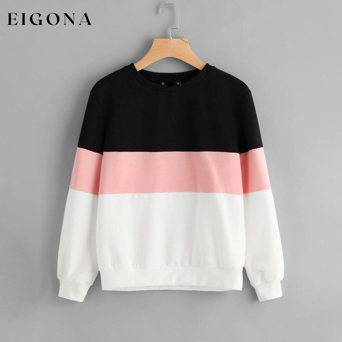 Cut and Sew Pullover Pink __stock:500 clothes refund_fee:800 tops