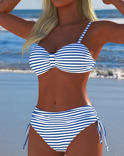 Simple Fashion Stripe Bikini