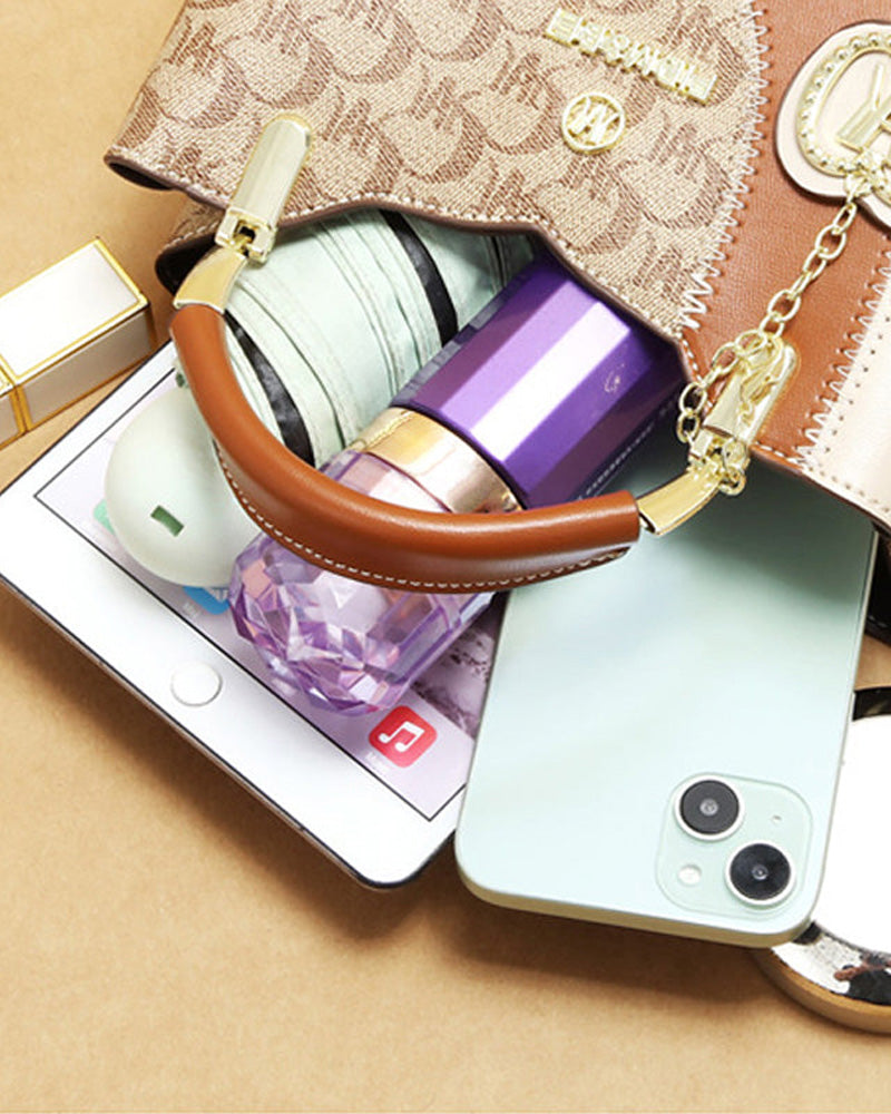 Retro Stylish Printed Handbag