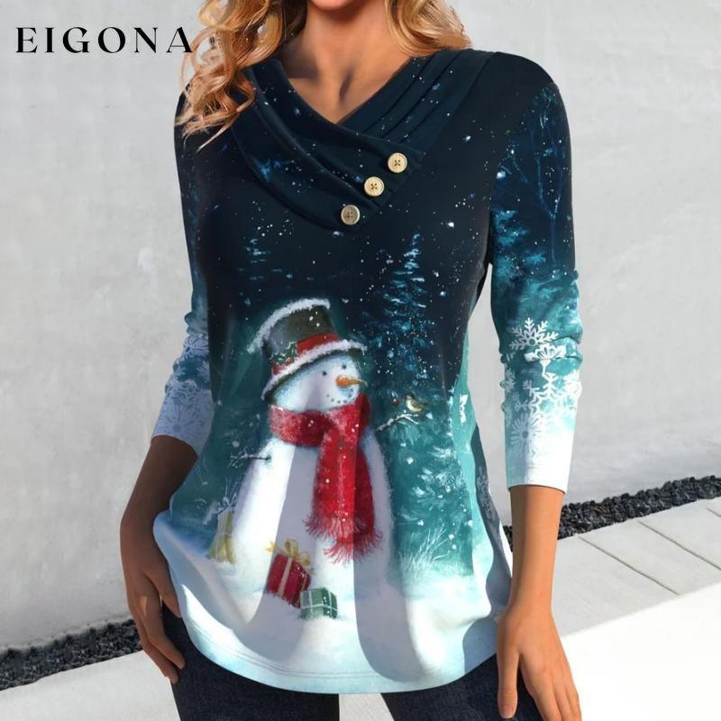 Casual Christmas Blouse best Best Sellings clothes Plus Size Sale tops Topseller