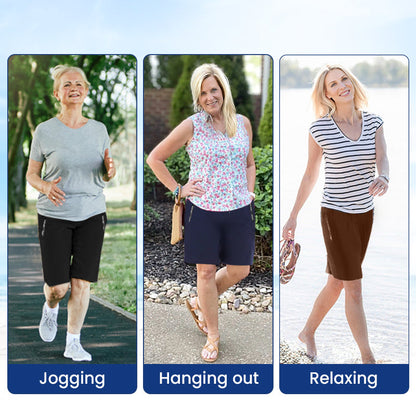 IcedActive – Schnelltrocknende Stretch-Shorts aus Eisseide für Damen