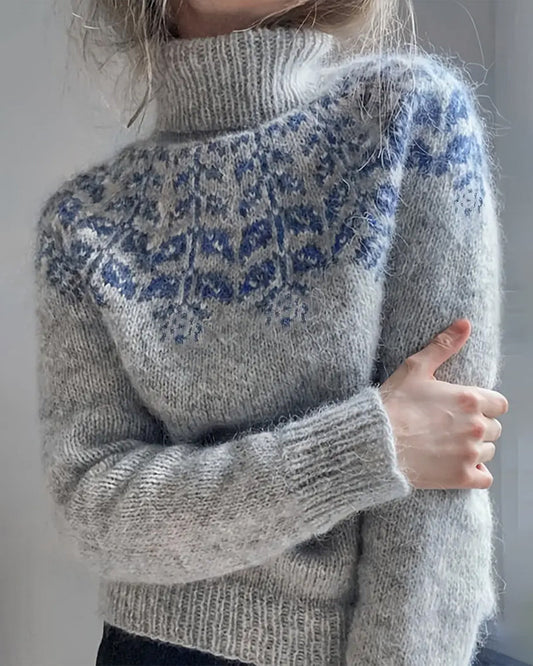 Fashionable Turtleneck Casual Jumper