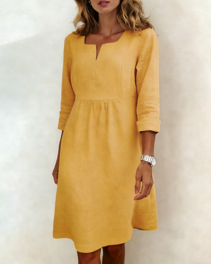 Small V-Neck Fashion Dress