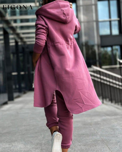 Solid color coat and trousers two-piece set 2023 f/w 23BF coats