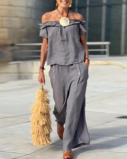 Elegantes Off-the-Shoulder-Set