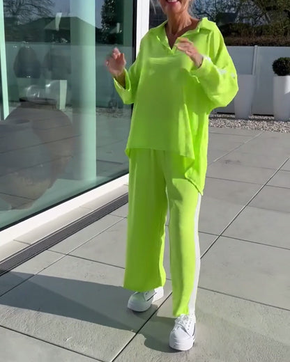 Modisches, lässiges Zweiteiler-Set