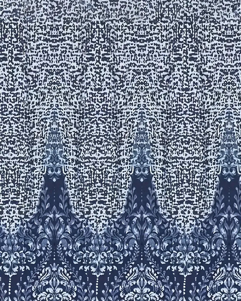 Abito a tubino stampato con spalle scoperte