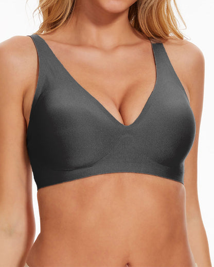 Wireless Women's Comfortable Seamless Push-up Bra