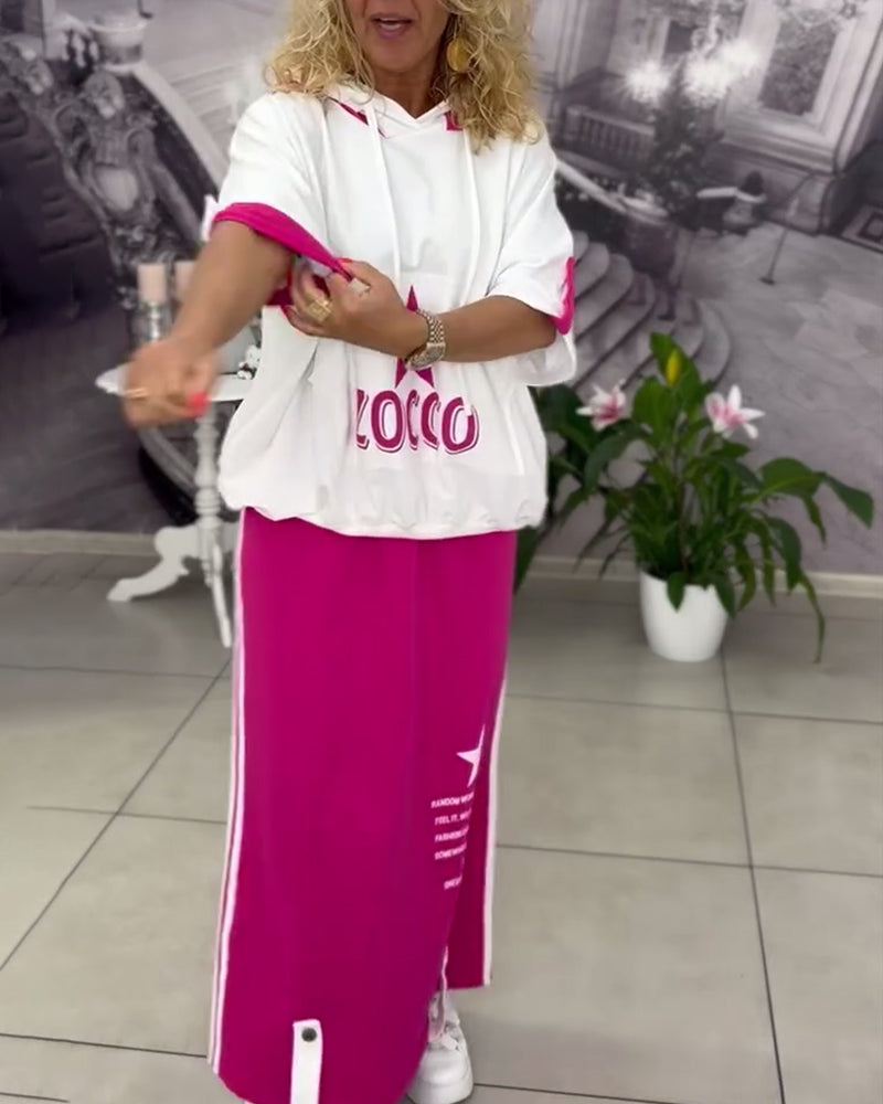 Rockset mit Kapuze und Kordelzug