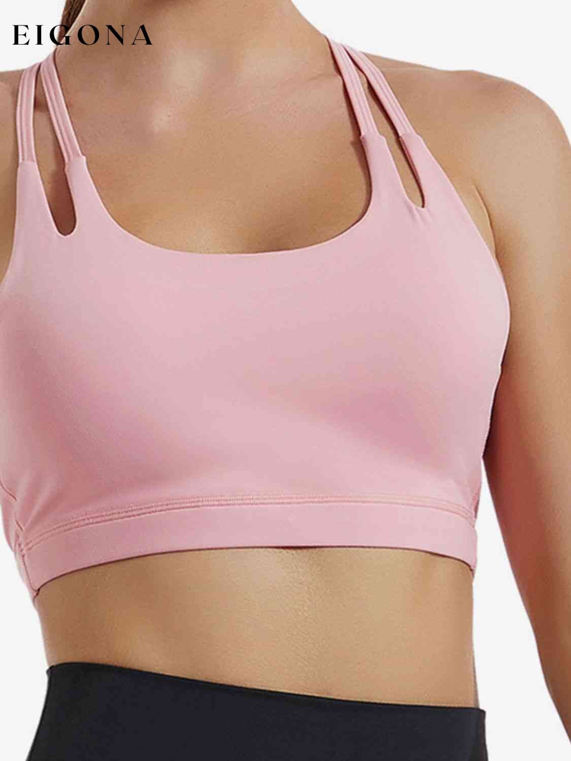 T-Back Sports Bra 2 pieces active wear clothes J@S setv Ship From Overseas Shipping Delay 09/29/2023 - 10/04/2023 workout setv