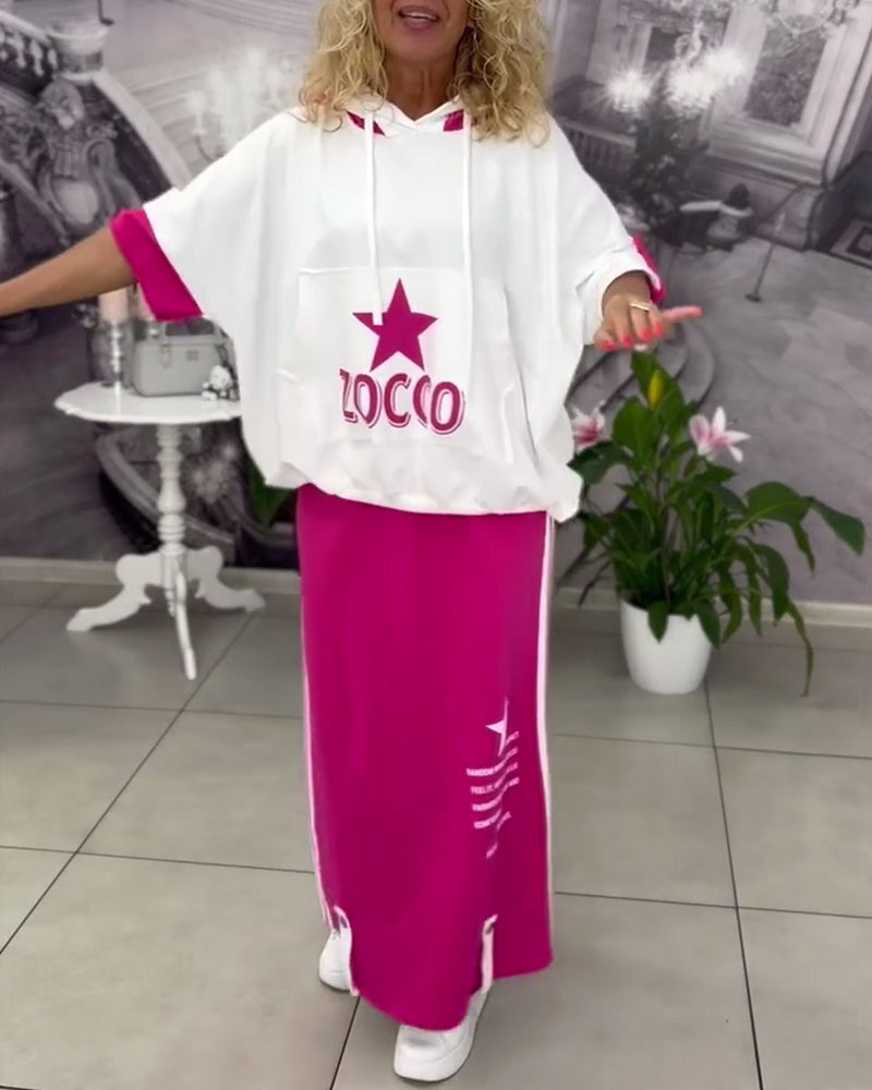 Rockset mit Kapuze und Kordelzug