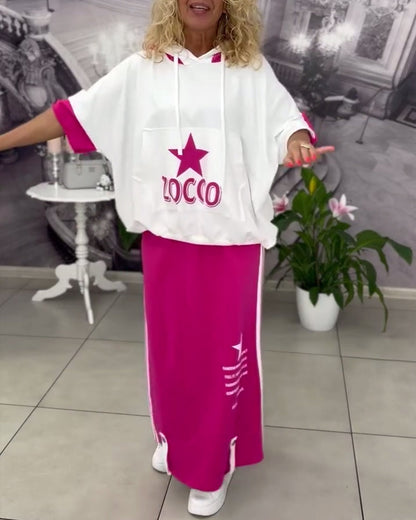 Rockset mit Kapuze und Kordelzug