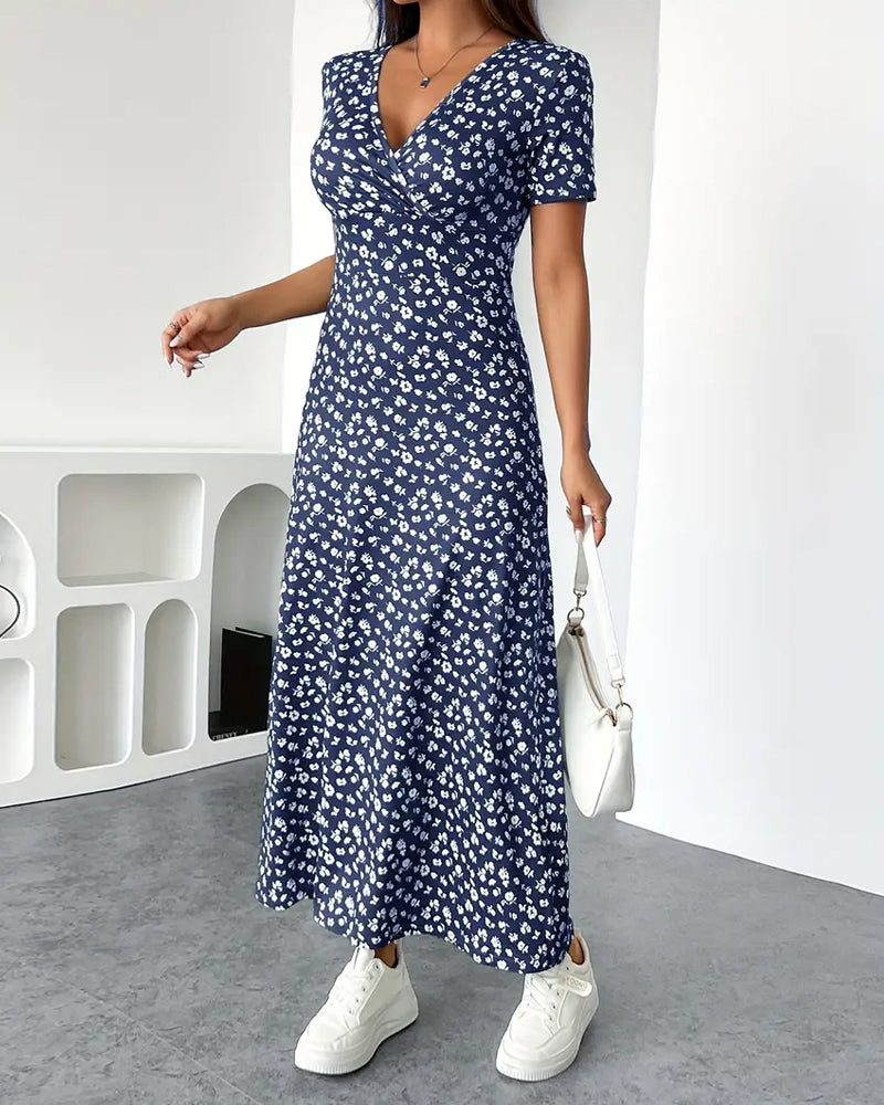 Abito stampato elegante e sexy