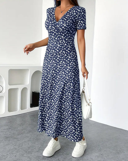 Abito stampato elegante e sexy