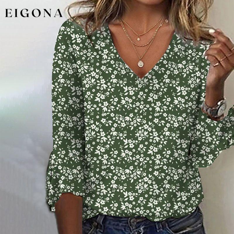 Casual Floral Blouse best Best Sellings clothes Plus Size Sale tops Topseller
