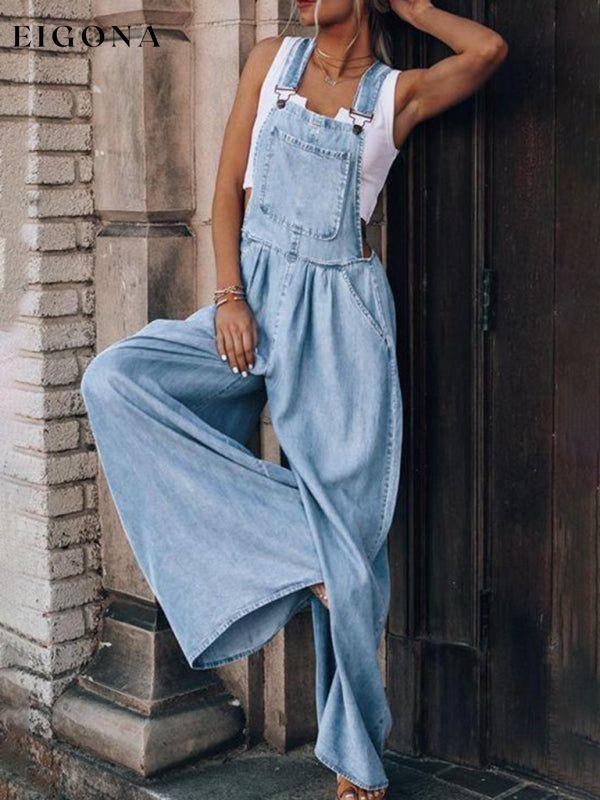 Women's Loose Casual Fashion Denim Overalls clothes