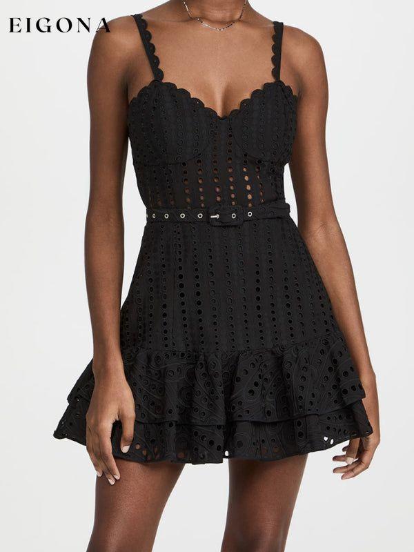 Casual Dresses, New sexy ruffle dress Casual Dress Black clothes dress dresses mini dress short dresses