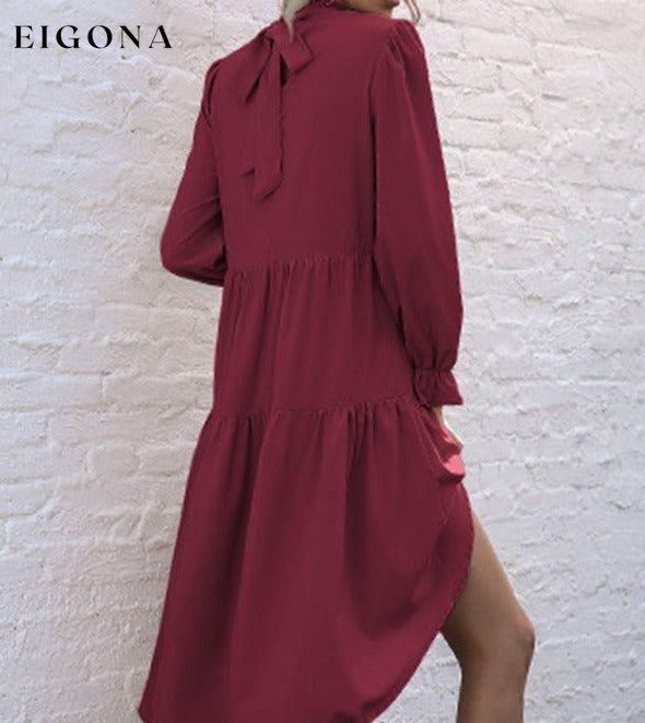 New women's solid color long sleeve irregular half turtleneck dress burgundy dresses casual dresses clothes dresses long sleeve dresses long sleve dresses nude dress short dresses