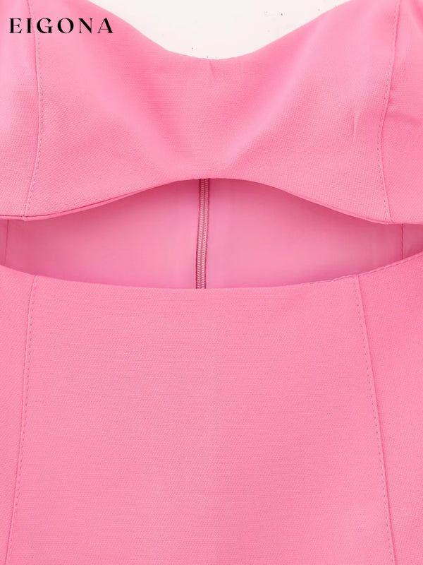 Women's New Open Design Tube Top Vest clothes top tops
