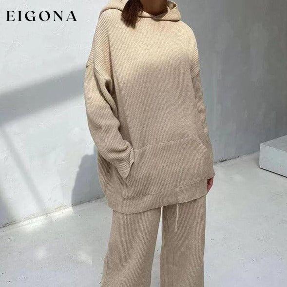 Women's Home Fashion Sports Sweatshirt Set Two-Piece Set clothes Lounge Pajamas]