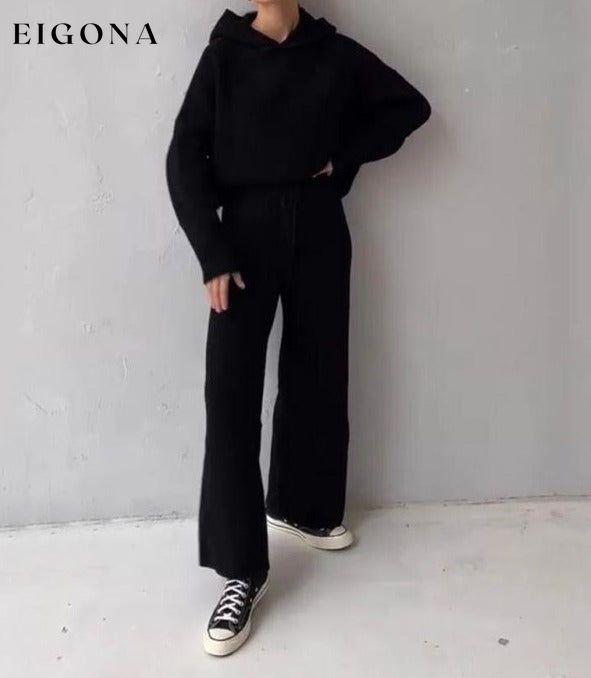 Women's Home Fashion Sports Sweatshirt Set Two-Piece Set clothes Lounge Pajamas]