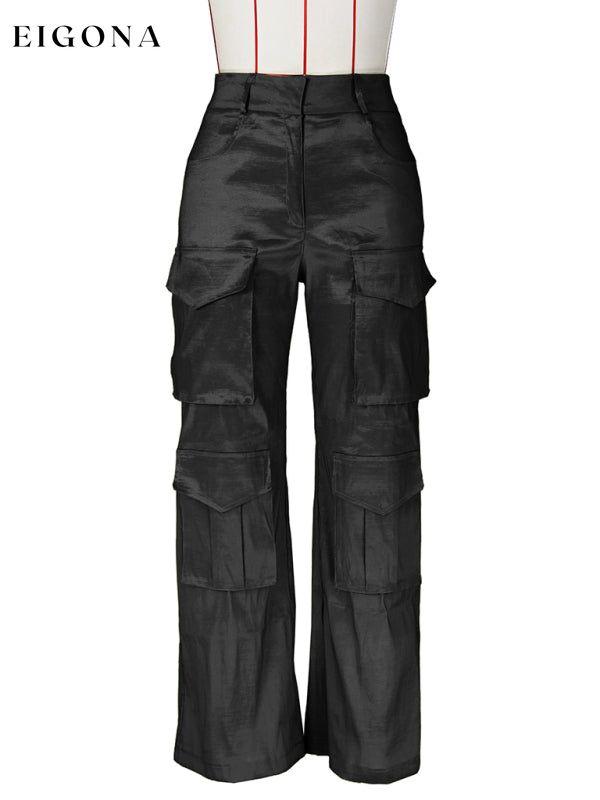 Women's casual multi-pocket cargo trousers bottoms clothes pants Women's Bottoms