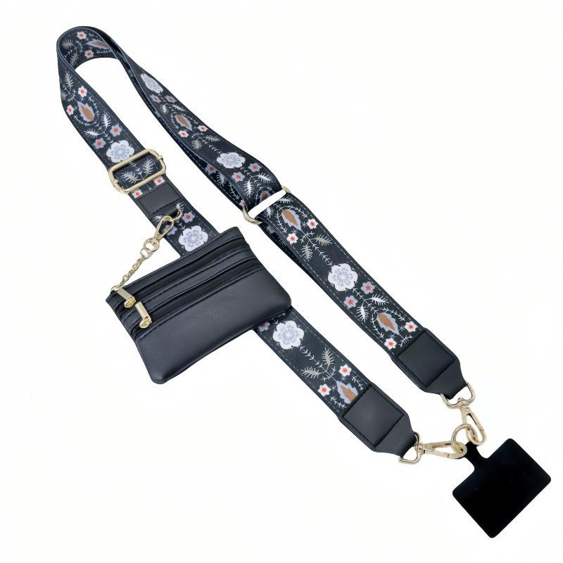 ?Phone Strap with Zippered Pouch acc