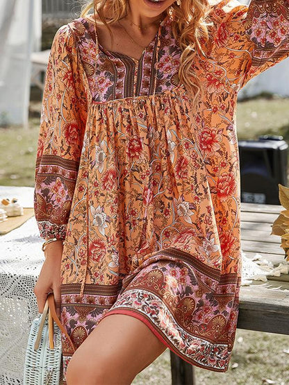 Ladies Bohemian Casual Holiday Dress dress