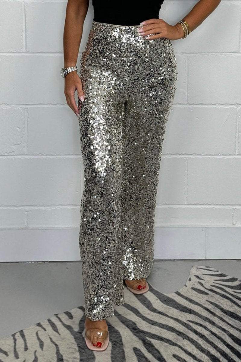 Women's Sequined Party Pants Pants