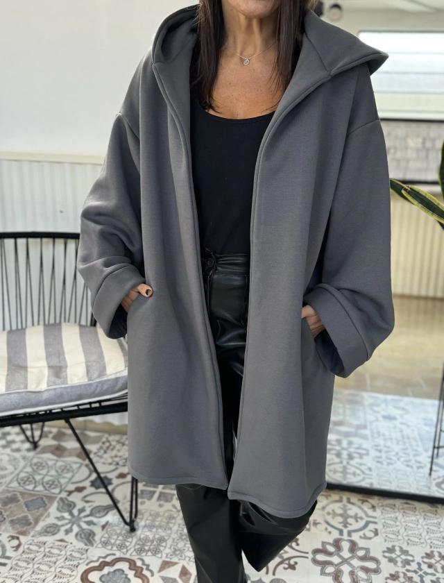 Women's Autumn and Winter Hooded Long Sleeve Sweatshirt Casual Jacket Jacket