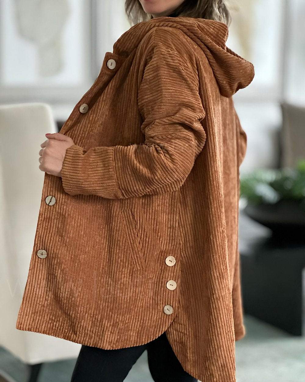 Women's Corduroy Casual Jacket Jacket Top