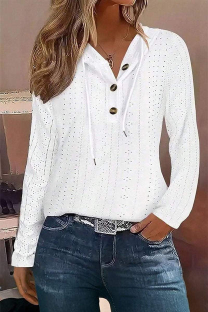 Women's Casual Knitted Hooded Top sweatshirts Top