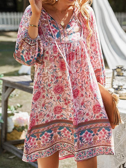 Ladies Bohemian Casual Holiday Dress dress