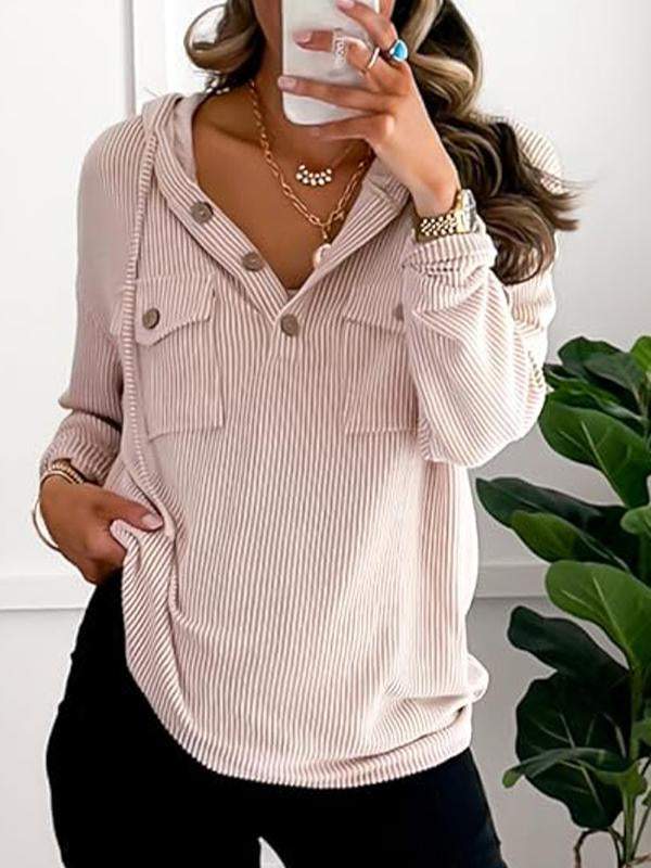 Women's Long Sleeve Hooded Fashion Top Top