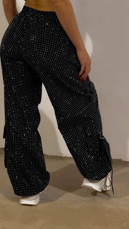 Women's Sequined Trousers Pants