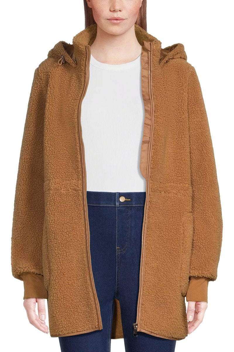 Women's solid color lamb wool coat Coat Top