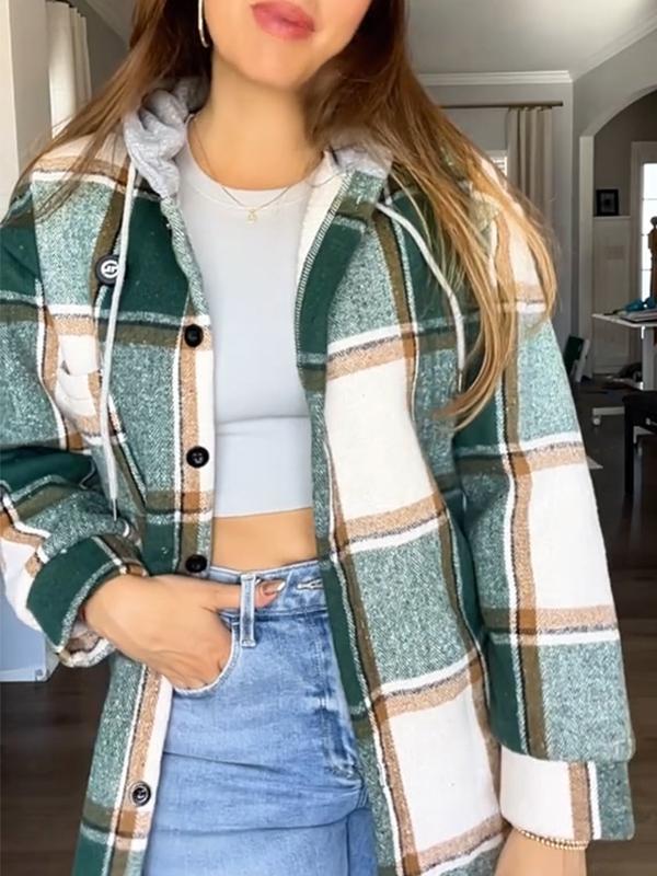 Women's Plaid Hoodies