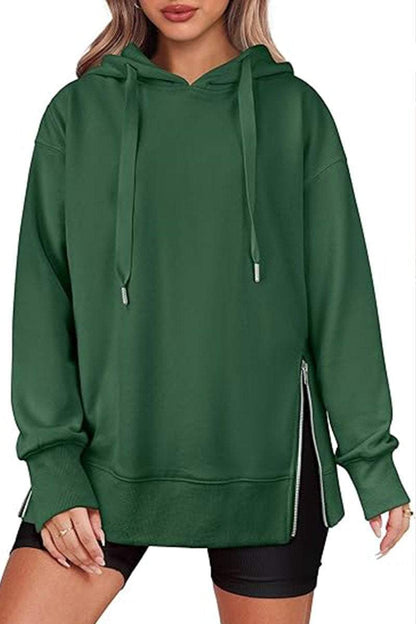 Women's Casual Solid Color Hoodie Top Hoodie Tops