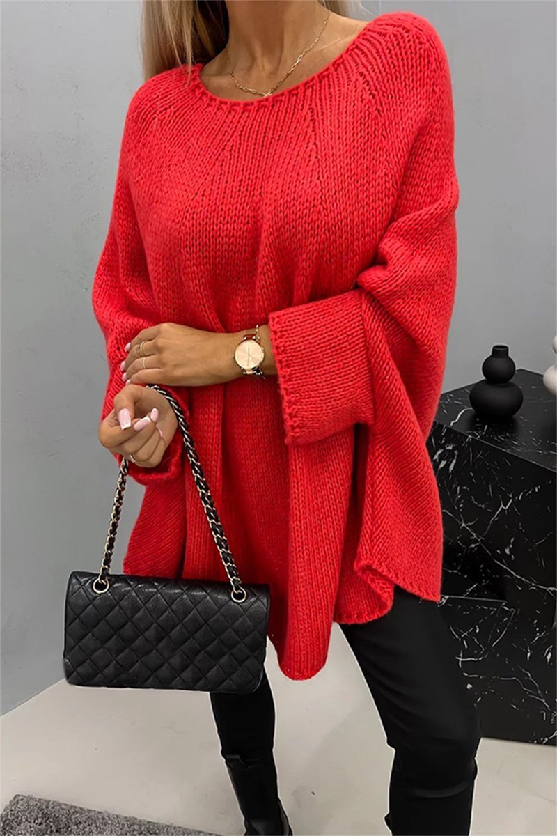 Women's Sweater Cape Poncho Style Fashion Knitted Shawl Sweater Coat tops