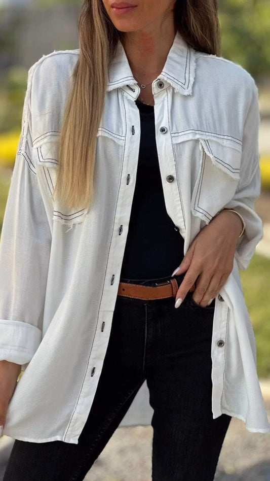 Women's Contrast Patchwork Jacket Jacket