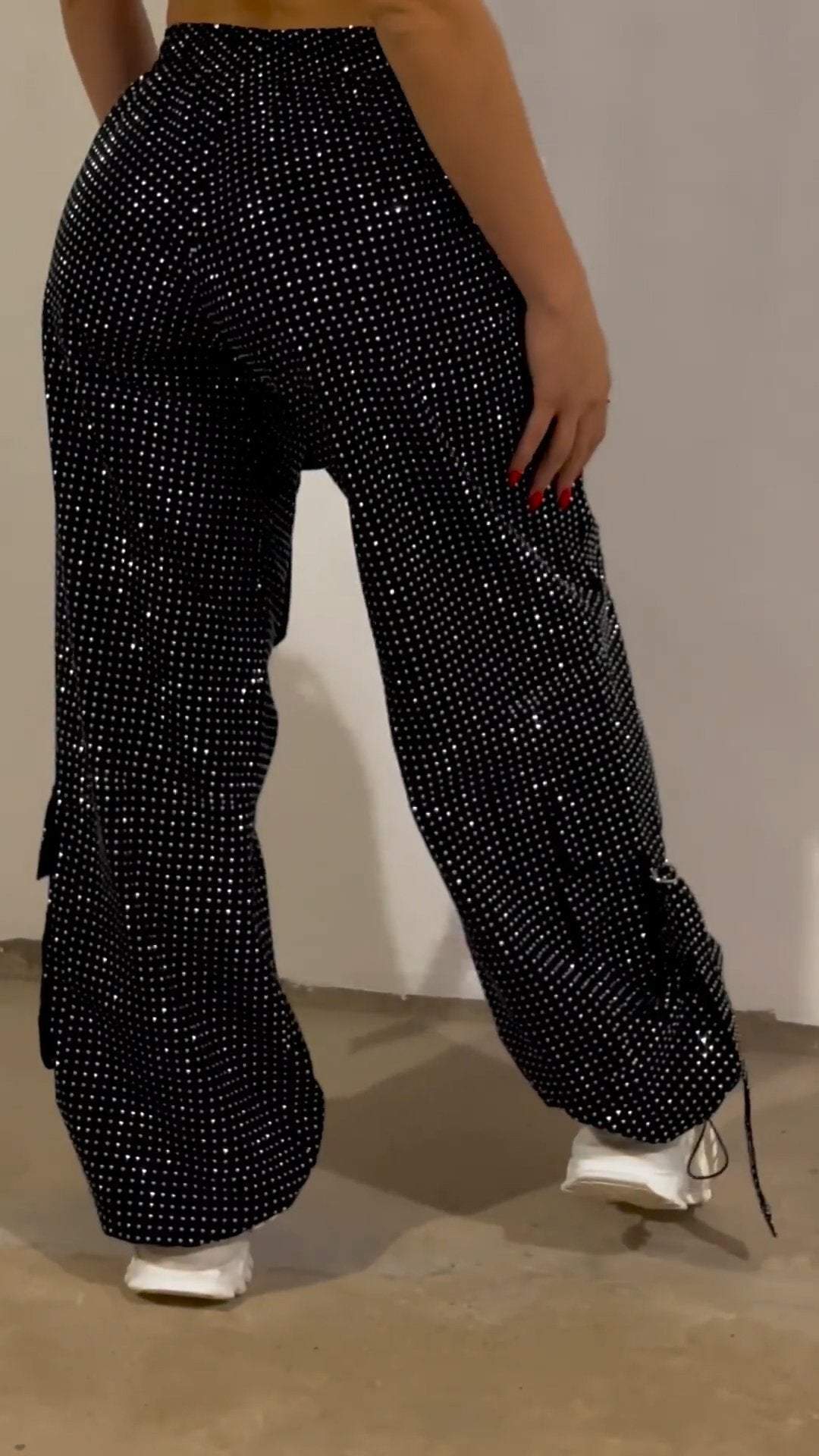 Women's Sequined Trousers Pants