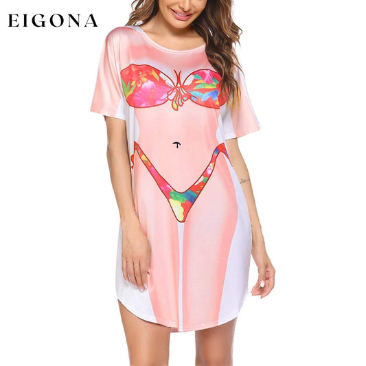 Women's Bikini Shirt Cover Up XXL __stock:350 clothes refund_fee:1200 tops