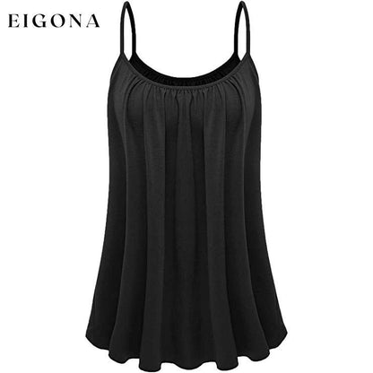 Women's Camisole Tank Top Black __stock:200 clothes refund_fee:800 tops