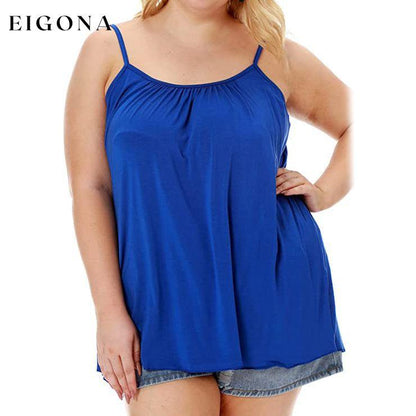 Women's Camisole Tank Top Royal Blue __stock:200 clothes refund_fee:800 tops