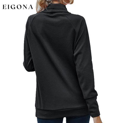 Women's High Collar Long Sleeve Lace Loose Pullover Top Hoodie __stock:50 clothes refund_fee:1200 tops
