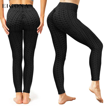 Women's High-Waist Tik-tok Booty Leggings Black __stock:50 bottoms refund_fee:800