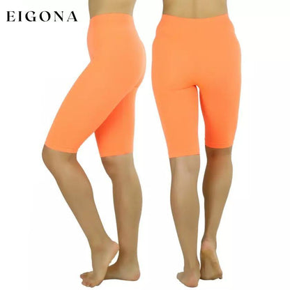 Women's Nylon Above Knee-Length Legging Shorts __stock:350 bottoms refund_fee:800